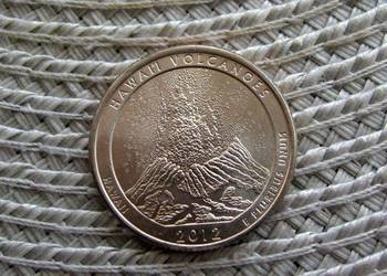 USA 25 Cent 2012r - P - Parki USA - HAWAII VOLKANOES