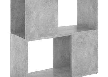vidaXL Regał na książki, betonowy szary(SKU:809066)
