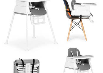 Krzesełko fotelik do karmienia dzieci 3w1 składany ECOTOYS