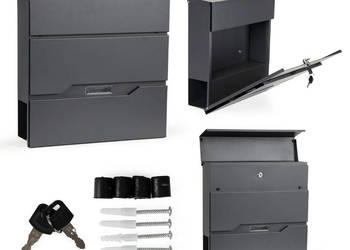 Skrzynka pocztowa listy gazety stal galwanizowana ModernHome