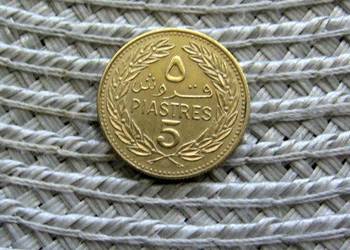 Liban 5 Piastrów 1972r