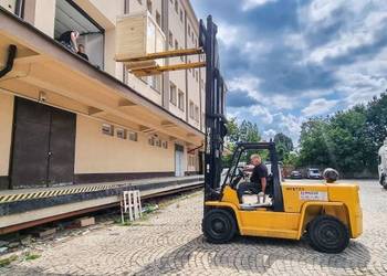 Wózki widłowe Kraków Małopolska Wynajem Usługi Załadunki Rozładunki