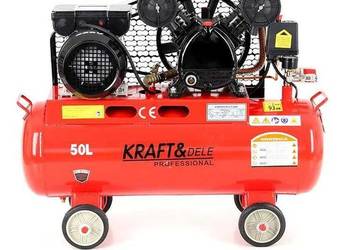 Kompresor olejowy 50L 2,8kW / 8bar 2 Tłoki KD403 Marco Sklep Siedlce