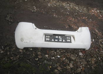 Zderzak tylny tył biały Toyota Yaris II 06-