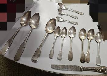 Sztućce stare antyczne-13 szt