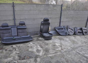 Passat B5 Skóra Fotele Boczki Grzane Alcantara Czarna Tanio