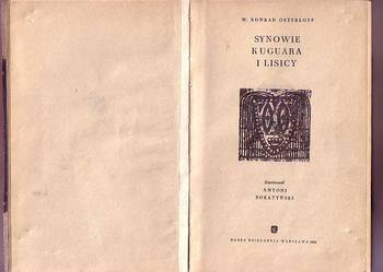 (7828) SYNOWIE KUGUARA I LISICY – W. KONRAD OSTERLOFF