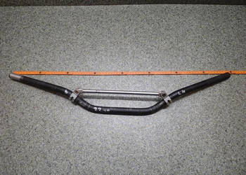 Kierownica ACCEL Grubości 22mm Długości 79cm Lekko Krzywa Aluminiowa : Cr …