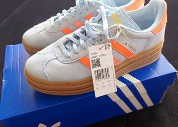 Sneakersy Adidas Gazelle skóra naturalna zamszowa