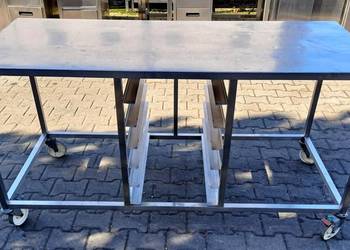 STÓŁ GASTRO - MOBILNY Z PROWADNICAMI - 170/70/90 CM - M.1481.N