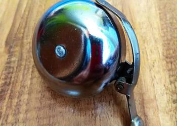 Dzwonek rowerowy retro vintage chromowana stal zadnego plastiku