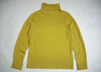 Wallis Musztardowy Milutki sweter Golf L 40