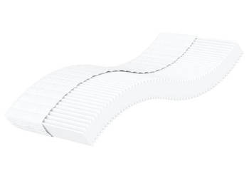 Materac piankowy biały 100x200 cm twardość H2/H3 WM-356342