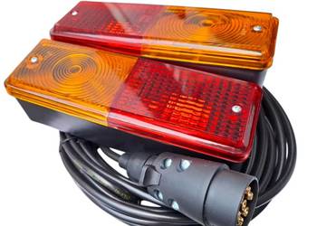 Zestaw lamp tylnych do przyczepy, przyczep rolniczych przewód 7,5 M