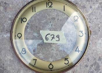 679 Drzwiczki front tarcza ramka starego zegara szkło wypukłe 174mm