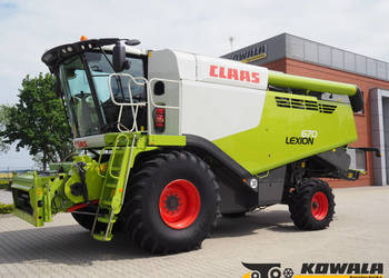 Claas Lexion 670 MONTANA + V770 Kombajn zbożowy klawiszowy