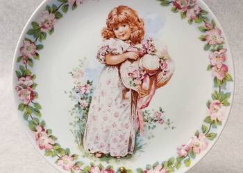 PORCELANOWY KOLEKCJONERSKI TALERZ Christineholm Sommar Sommer Kesa Fyrklöve