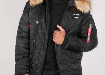 Alpha Industries parka AIRBORNE 188141 czarna L