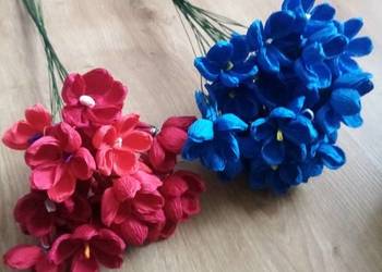 Kwiaty z krepiny