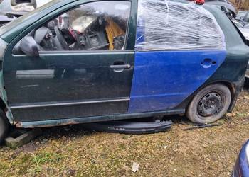 Skoda Fabia 1 Zielona Noebieska Białą Srebrna Drzwi Maska Belka Klapa Lampa