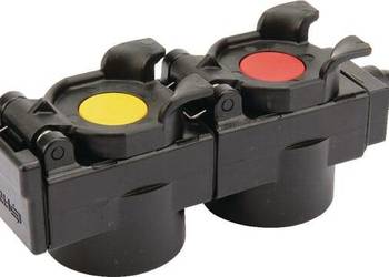 Pokrywa z ociekaczem oleju, podwójna, rozstaw 55 mm 45° TARV25545RG