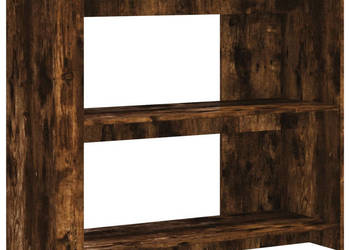 Stolik konsolowy przydymiony dąb 100x35x90 cm WM-848476