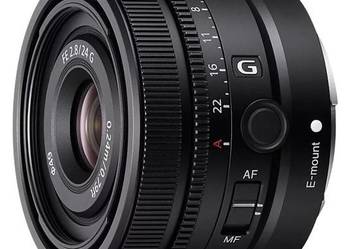 Sony SEL24F28G FE 24 mm F2.8 G obiektyw pełna klatka E-mount AF 162 g 49 mm
