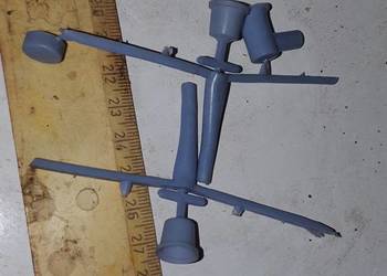 Niebieskie plastikowe zawieszki worek kilka kg