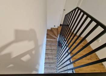 Balustrada Harfowa LOFT | Lamele Stalowe pod wymiar | Cała PL | Montaż