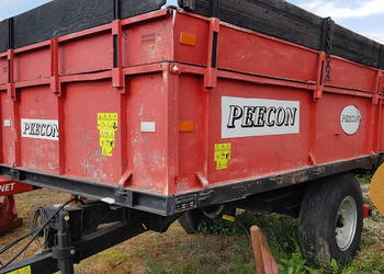 Przyczepa wywrotka jednoosiowa 7t.zarejestrowana, transport