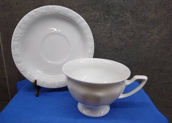 Filiżanka spodek Rosenthal Biała Maria Classic