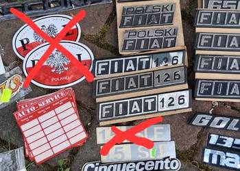 Wyprzedaż nowych rzeczy samochodowych z PRL-u