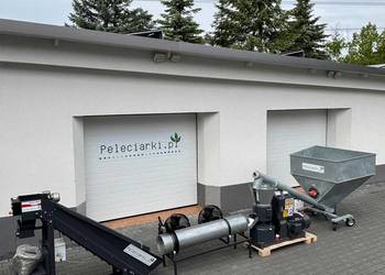 LINIA PELET BRYKIET 800kg/h PRZEMYSŁOWA PRODUKCJA Trawokulka Pasza Zanęta