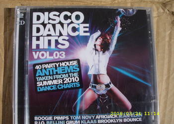 $ Disco polo, CD ; DISCO DANCE HITS VOL.3 ,-2 plyty..