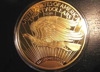 20 dolarów USA z 1933, "Liberty" pozłacana kopia