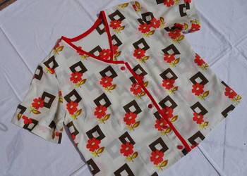 Ciekawa Bluzka Koszula na lato vintage 44 46