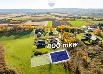 Budowlana działka w Siedlcu | Krzezowice - 800mkw