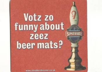 Spitftre - podstawka do piwa.Nr. 1.