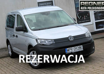 Volkswagen Caddy SalonPL FV23% Hak Lane Assist Tempomat Parktronic 1WŁ Gwa…