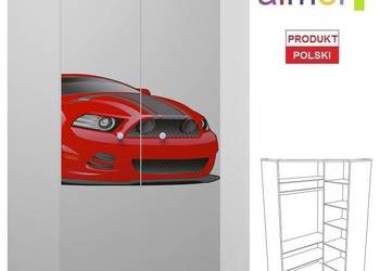 AUTO 10 - N28 szafa narożna dziecięca 95x95 w.190