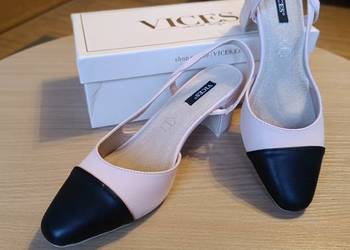 Nowe sandały na obcasie Vices 9019-20 Pink rozmiar 39