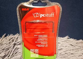 Przejściówka D-Sub na DVI Wysoka Jakość Thomson RCA Nowa