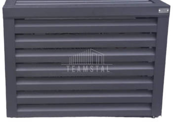 Osłona klimatyzatora pompy ciepła 90x40x80 cm antracyt TS552