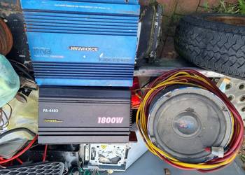 Wzmacniacz Tuba Kable Bischmann First Blaupunkt 18 GTA2100B 400W Rally 800W