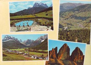 Kart. Pocz. Włochy Dolomity - widoki 1976