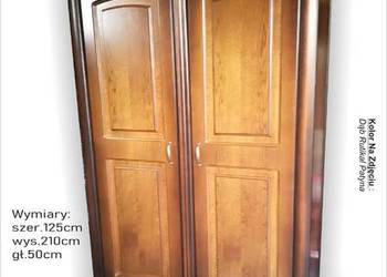 Stylowa Śliczna Szafa 125` Dąb Rustikal BEKAS Producent Mebli