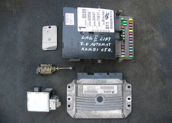 KOMPUTER IMMO ZESTAW RENAULT LAGUNA II 2.0 16V LIFT  AUTOMAT