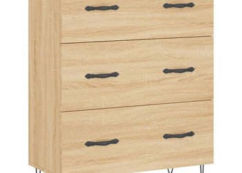 Szafka dąb sonoma 695x34x90 cm materiał drewnopochodny WM-827847