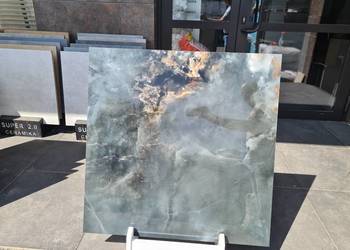 PŁYTKA gres AQUAMARINE BLACK POLER 79,8X79,8 GAT 2