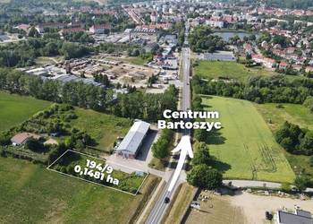 Działka inwestycyjna w Bartoszycach przy DK 51